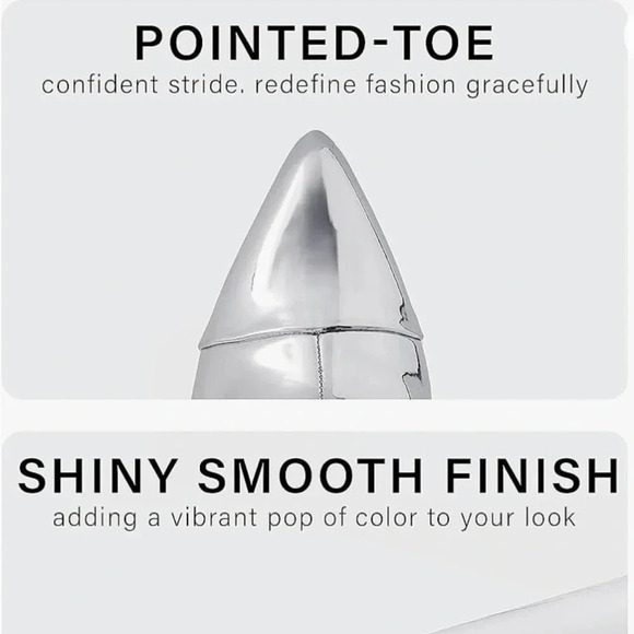 NEW Shoe'N Tale Women's Knee High Boots Pointed Toe Stiletto Party Dress Shoe - Picture 9 of 9